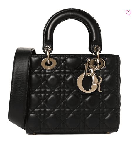 lady dior bag leather type|Lady Dior 2022 price.